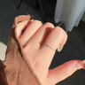 維拉帝（Verratti）細戒指女【925銀】小眾冷淡風(fēng)時(shí)尚指環(huán)食指戒送女友女神節禮物  時(shí)尚鑲鉆戒指 曬單實(shí)拍圖