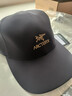 ARC'TERYX始祖鳥(niǎo) BIRD WORD CAP 男女同款 彎檐帽 24K BLACK/黑色 L-XL 曬單實(shí)拍圖