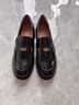 百麗牛皮金幣樂(lè )福鞋女26春新通勤小皮鞋單鞋JD020AA6 黑色 39 曬單實(shí)拍圖