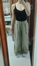 UR2026春季新款女裝摩登中性多口袋工裝抽繩闊腿褲UYY650083 卡其綠 XS 曬單實(shí)拍圖