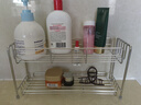 懶角落收納架不銹鋼置物架浴室護膚品牙膏水杯架衛生間臺面水槽瀝水架 曬單實(shí)拍圖