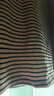 紅蜻蜓純棉高領(lǐng)黑白條紋打底衫女春新款洋氣內搭修身長(cháng)袖t恤百搭上衣 卡其色長(cháng)袖 2XL 【建議131-145斤】 曬單實(shí)拍圖