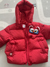 巴拉巴拉童裝兒童羽絨服男童女童2025新款春裝拜年服紅色國風(fēng)寶寶外套加厚 曬單實(shí)拍圖