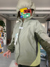 EBAER兒童軟殼輕薄棉服秋冬款男女童防水保暖連帽外套棉衣 清石綠 140 曬單實(shí)拍圖