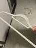 霜山超薄衣架無(wú)痕晾衣架陽(yáng)臺曬衣服架子衣柜衣?lián)螔旒芊侵步q浸塑衣架 【承重3kg】巧克力色5支-長(cháng)41.5*高20cm 曬單實(shí)拍圖