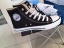 回力（Warrior）高幫帆布鞋男女鞋秋冬季情侶鞋子學(xué)生男休閑運動(dòng)板鞋 經(jīng)典黑40 曬單實(shí)拍圖
