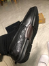 金利來(lái)（Goldlion）男鞋春季新款時(shí)尚真皮豆豆鞋休閑樂(lè )福鞋軟底舒適透氣套腳商務(wù)皮鞋 黑色 44 曬單實(shí)拍圖