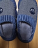 利達妮（TZLDN）大碼男士棉鞋居家室內加絨加厚底保暖防滑秋冬季家居半包棉拖鞋男 曬單實(shí)拍圖