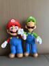 馬里奧路易吉兄弟手辦大號擺件超級瑪麗周邊公仔玩偶禮物玩具模型 馬里奧+路易吉 彩盒裝 曬單實(shí)拍圖