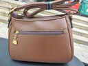 酷奇袋鼠（KUQIDAISHU）新款時(shí)尚百搭單肩大容量女士斜挎包送中年媽媽婆婆實(shí)用生日禮物 棕色 曬單實(shí)拍圖