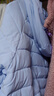 全棉時(shí)代易去污棉服男女幼童秋冬外套童裝棉衣 【女童】灰冰藍 140 曬單實(shí)拍圖