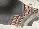 納維凱爾意大利小帆船針織開(kāi)衫女復古風(fēng)毛衣外套2334093511 灰紅 M  曬單實(shí)拍圖