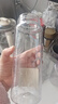 MUJI共聚酯 便攜水杯高顏值透明水杯運動(dòng)水杯 透明 550ml 曬單實(shí)拍圖