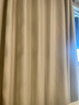 金蟬窗簾家用全遮光隔音臥室客廳高級感打孔窗簾一整套 奶油色270*250 曬單實(shí)拍圖
