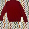 帕羅（PALUOPO）休閑百搭100%山羊絨衫女士秋冬基礎多色半高領(lǐng)針織保暖毛衣 紅色 半高領(lǐng) M 160/100 曬單實(shí)拍圖