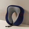 海瀾之家（HLA）u型枕護頸椎脖套U形枕飛機脖枕午睡神器旅行枕高鐵頭枕記憶棉靠枕 承德灰 29*25*14cm 曬單實(shí)拍圖