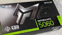 影馳 GeForce RTX 5060 金屬大師 V2 黑金 OC DLSS 4 電競游戲設計剪輯直播辦公娛樂(lè )顯卡 曬單實(shí)拍圖