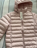 優(yōu)衣庫童裝男女童PUFFTECH空氣棉服可機洗連帽外套排骨棉服478123 10 水粉色 150 曬單實(shí)拍圖