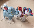 DBCY廠(chǎng)家直發(fā)卡通帶輪站立動(dòng)物氣球春游生日玩具兒童戶(hù)外拍照道具 立體走路大象（顏色隨機） 曬單實(shí)拍圖
