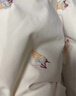 鴨鴨（YAYA）鞠婧祎同款騏驥紅羽絨服女短款2025冬季新款時(shí)尚甜美印花保暖外套 米白色 【明星同款/冰淇淋系列】 M (160/84A) 曬單實(shí)拍圖