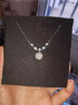 沐芊小方鉆款式項鏈女款百搭吊墜小眾頸鏈輕奢高級感鎖骨鏈鈦鋼不掉色 方鉆款式項鏈 曬單實(shí)拍圖