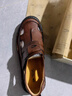 駱駝動(dòng)感（camel active）駱駝動(dòng)感沙灘鞋男士夏季外穿包頭皮涼鞋防滑防臭大碼運動(dòng)爸爸高端 暗棕. 40 曬單實(shí)拍圖