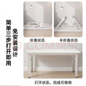 全品屋可折疊書(shū)桌電腦桌臺式學(xué)生長(cháng)條桌臥室簡(jiǎn)易寫(xiě)字學(xué)習桌子辦公桌 曬單實(shí)拍圖