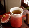 叁旬（sanxun）故宮文創(chuàng  )泡茶杯陶瓷茶水分離馬克杯送長(cháng)輩結婚生日禮物伴手禮 【故宮禮盒裝】宮雪泡茶杯(高款宮廷紅)+冰箱貼*2+線(xiàn)香 曬單實(shí)拍圖