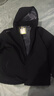 貓人棉服男秋冬棉衣連帽夾克長(cháng)袖保暖外套上衣加厚棉襖子 黑色 L 曬單實(shí)拍圖