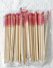 烏斯京（WOLSGIN）一次性筷子紅花高檔獨立包裝筷子加長(cháng)加粗廚房喜慶春節筷子 50雙 曬單實(shí)拍圖