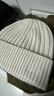 優(yōu)衣庫男裝女裝KAWS HEATTECH針織帽子/防寒保暖485256 01 乳白色 均碼(22.5 cm) 曬單實(shí)拍圖