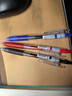 百樂(lè )（PILOT）【熱門(mén)商品】JUICE果汁筆按動(dòng)黑色中性筆高顏值0.5簽字筆水筆學(xué)生考試刷題文具套裝（黑紅藍）3支 曬單實(shí)拍圖