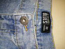 佐丹奴牛仔褲男秋季新款洗水后袋袋花中腰修身牛仔長(cháng)褲男01115079 61淺藍 32 曬單實(shí)拍圖