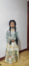 羅蒙女童明制漢服新式國風(fēng)馬面裙演出服 漢服豆蔻綠三件套 120 曬單實(shí)拍圖