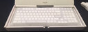 羅技（Logitech）大師系列 MX Keys S無(wú)線(xiàn)藍牙鍵盤(pán) 超薄全尺寸 人體工學(xué) 智能背光 帶無(wú)線(xiàn)接收器 白色 108鍵 曬單實(shí)拍圖