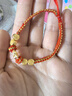 中國黃金（CHINA GOLD）馬年本命年黃金手鏈女足金馬上有錢(qián)紅繩三八節女神禮物送女友老婆 【馬上暴富】平安喜樂(lè )護身符紅手鏈+證書(shū)禮盒 曬單實(shí)拍圖