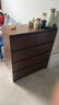 斗柜臥室床尾置物柜家用客廳靠墻儲物柜大容量抽屜柜收納柜五斗柜 【雙排八抽-昇級加厚板材】郁金檀木色90CM 曬單實(shí)拍圖