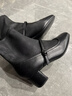 愛(ài)步（ECCO）復古優(yōu)雅法式瑪麗珍彈力瘦瘦靴 型塑290973 黑色36 曬單實(shí)拍圖