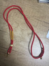 藝楷藝楷玉墜項鏈繩子手工編織卡扣配繩可調節吊墜掛繩佛牌掛墜繩 3mm 紅色（萬(wàn)能扣） 曬單實(shí)拍圖