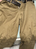 大嘴猴（paul frank）休閑褲男士春秋季高街純棉褲子男美式潮牌直筒男褲長(cháng)褲 卡其色 32 曬單實(shí)拍圖