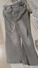 7家優(yōu)品 微喇牛仔褲男士春秋季款美式高街休閑彎刀直筒修身長(cháng)褲子男 DF-A999煙灰色 3XL 曬單實(shí)拍圖