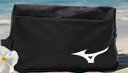 美津濃（MIZUNO）游泳包大容量干濕分離洗漱包健身便攜防潑水手提收納包2012黑 曬單實(shí)拍圖