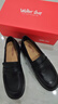 Walker Shop奧卡索皮鞋女鞋休閑豆豆鞋女單鞋軟底一腳蹬樂(lè )福鞋女職場(chǎng)小皮鞋女 D153225黑色 38 曬單實(shí)拍圖