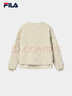 FILA 斐樂(lè )官方女士棉服2026春新款時(shí)尚休閑絎縫V領(lǐng)假兩件保暖外套 卡布奇諾卡其-LK L 170/88A/L 曬單實(shí)拍圖