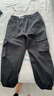 頂峰保羅（Dingfengbaoluo）休閑工裝褲子男士春夏季束腳寬松潮牌戶(hù)外運動(dòng)長(cháng)褲2098黑色4XL 曬單實(shí)拍圖