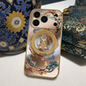 FEIIE【磁吸支架·帶掛鏈】敦煌招財貓適用蘋(píng)果17ProMax手機殼iPhone16創(chuàng  )意磁吸支架外殼15復古國潮14新 高端皮紋款【敦煌招財貓金】360°旋轉磁吸支架 iPhone17ProMax 曬單實(shí)拍圖