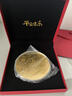 中國珠寶黃金大餅1g克足金畫(huà)大餅投資金片生日情人節禮物送女朋友老婆媽媽 足金畫(huà)大餅-約1g+品牌禮盒 曬單實(shí)拍圖