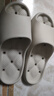 名創(chuàng  )優(yōu)品（MINISO）浴室漏水拖鞋男女夏季速干室內家居情侶洗澡按摩防滑涼拖 曬單實(shí)拍圖