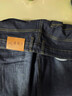 紅蜻蜓（RED DRAGONFLY）牛仔褲男商務(wù)休閑時(shí)尚百搭棉質(zhì)舒適微彈修身直筒男長(cháng)褲子黑色32 曬單實(shí)拍圖
