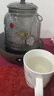 全度（Quandu）高硼硅耐熱玻璃泡茶壺煮茶壺電陶爐煮茶套裝家用辦公茶壺茶具 綁帶印花茶壺（煙灰色）1300ml+電陶爐（木紋色）1 曬單實(shí)拍圖
